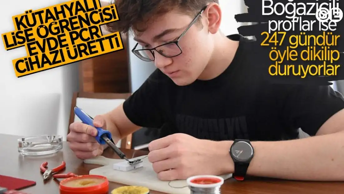 Kütahyalı Öğrenci Evde Pcr Cihazı Üretti