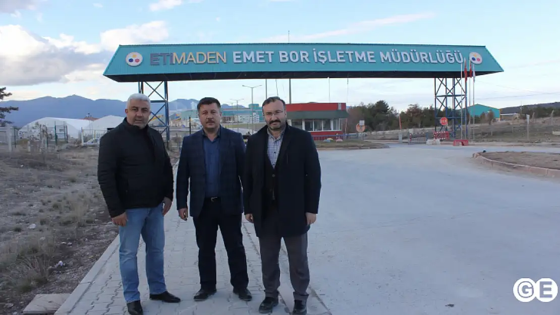 Başkanlardan Bor Karbür Fabrikasına Tam destek