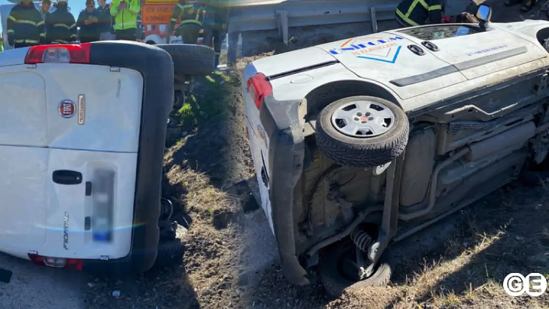 Beton Merfeze Çarpan Sürücü Hayatını Kaybetti