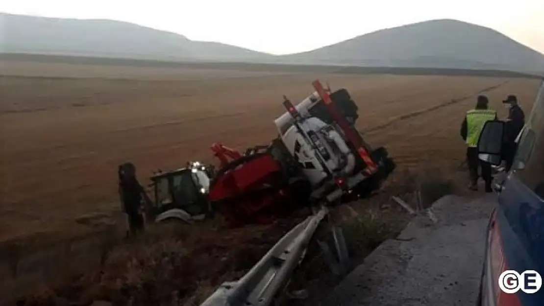 Beton Mikser Devrildi 1Ölü