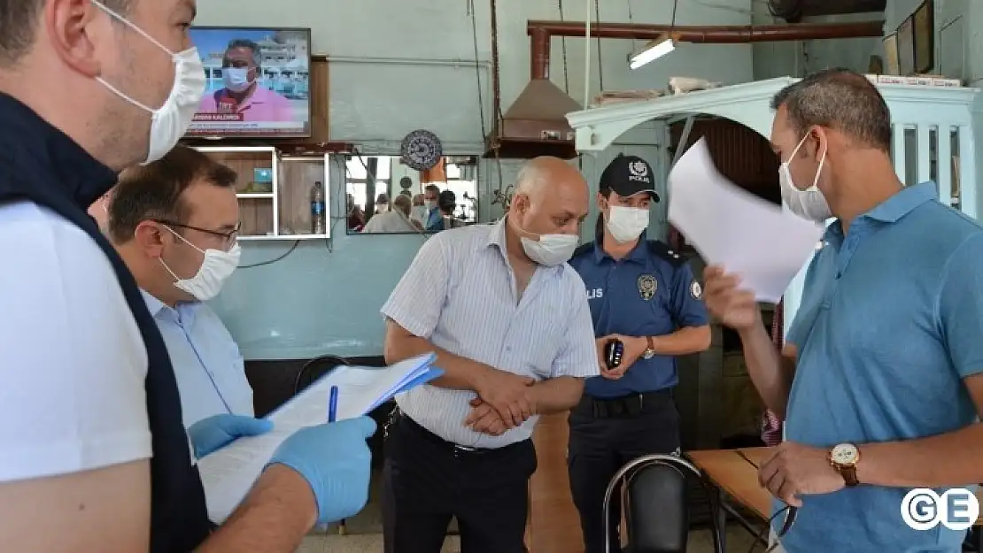 Covid-19 Denetimlerinde Emet'te Yoğun Denetimler Sürüyor