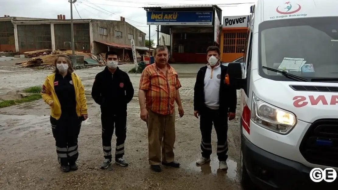 Egzosu Kopan Ambulansın  Ücretsiz Yardımına Koştu
