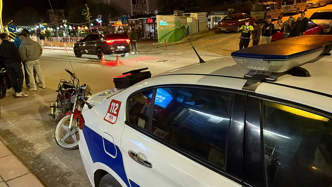 Ehliyetsiz, Plakasız Motorla Polisten Kaçamadı