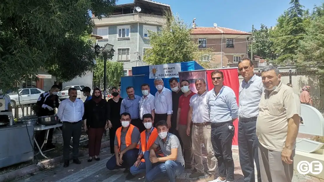 Emet AK partiden Şehitlerimiz İçin Lokma Hayrı