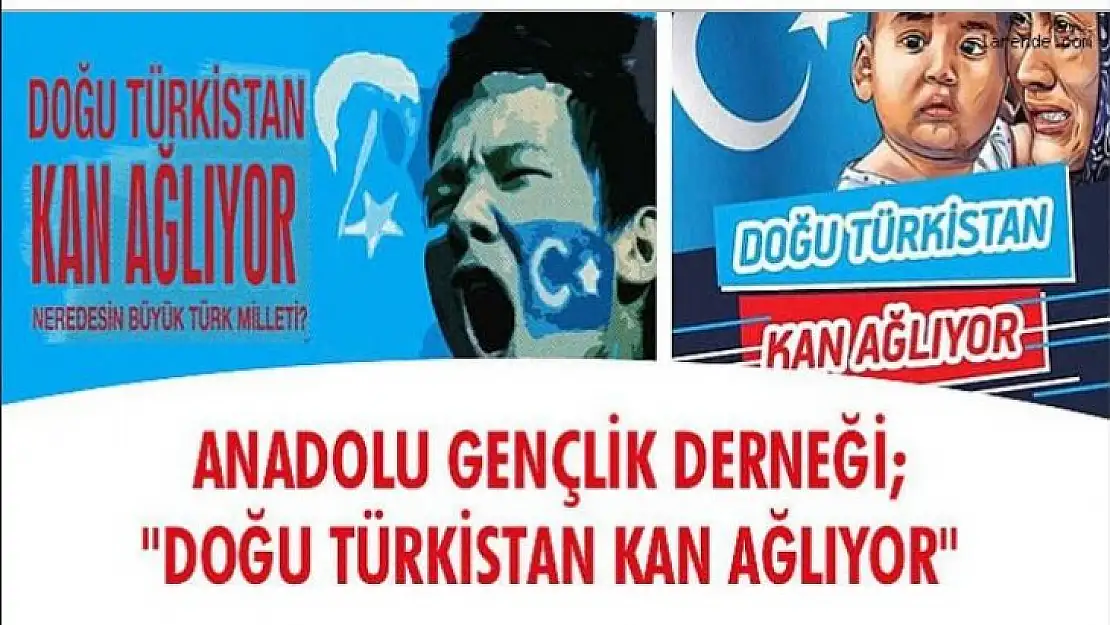 Emet Anadolu  Gençlik Dergi Temsilciliğinden Doğu Türkistan Feryadı