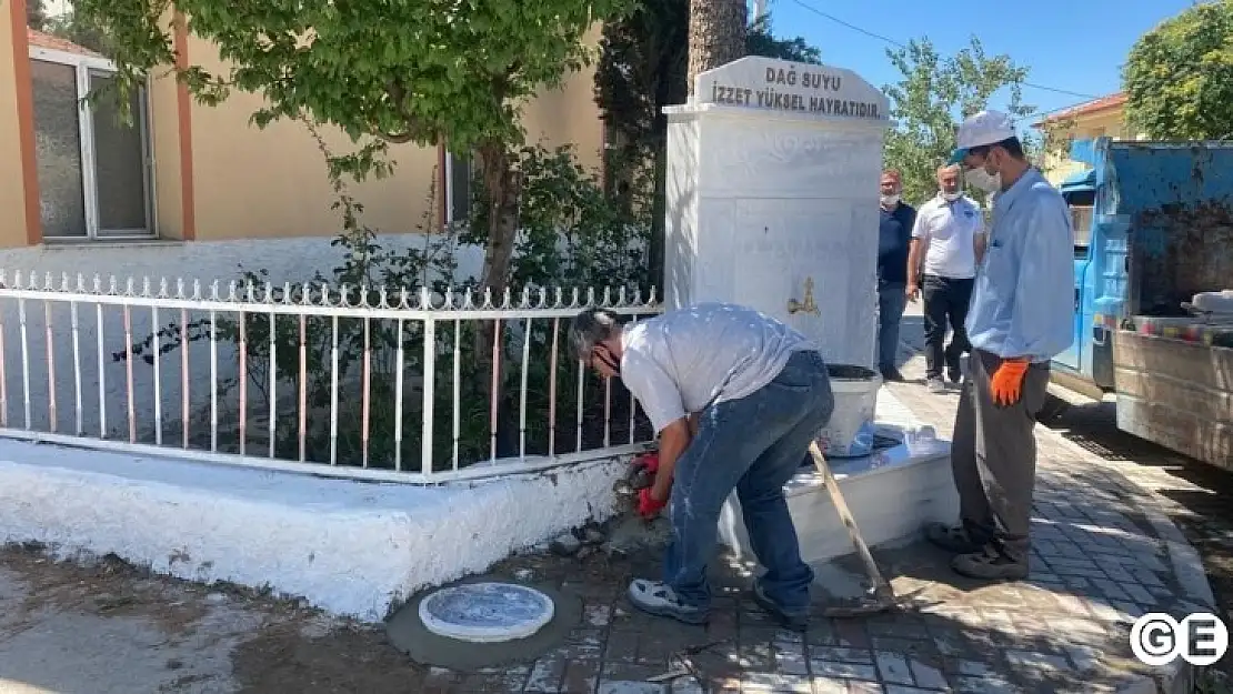 Emet Belediyesinden Sokak Hayvanları için Mermer Su Kapları