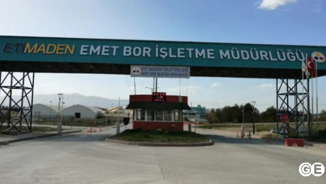 Emet Bor İşletme Müdürlüğü Tesis İkmal İnşaatı Yaptıracak