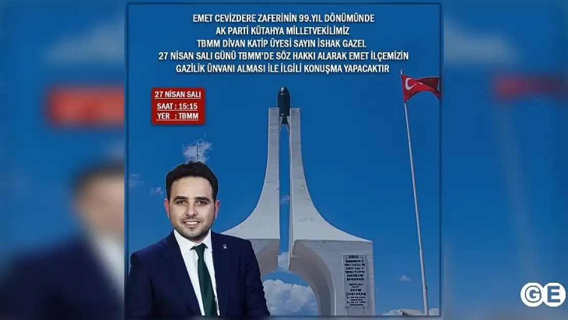 Emet Cevizdere Zaferi TBMM'de