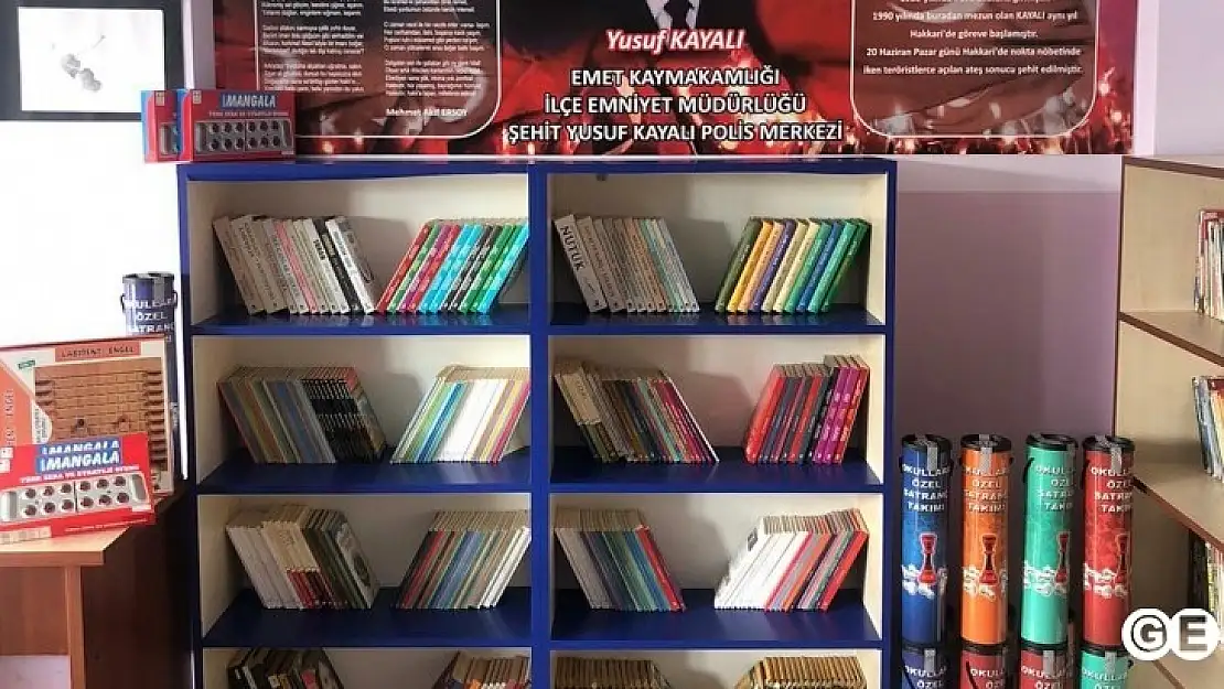Emet Emniyetinden Kitap Kampanyasına 250 Kitapla Destek