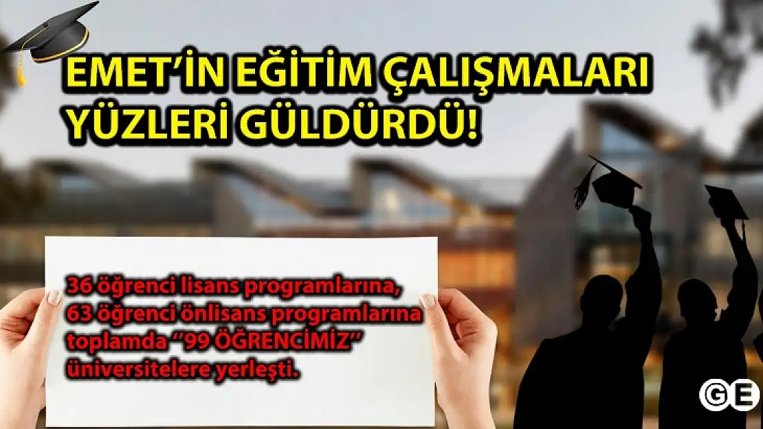 Emet'in Eğitim Çalışmaları Yüzleri Güldürdü