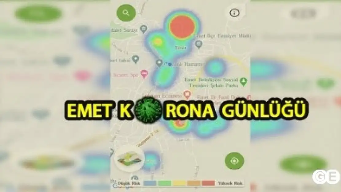 Emet'te Corona Vaka  ve Tedbir Karantinaları Zirve Yaptı