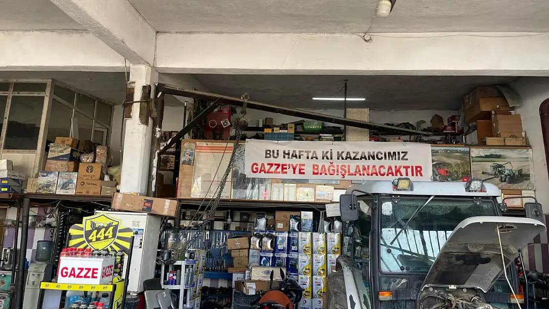Emet'te Esnaf Bir Haftalık Gelirini Gazze'ye Bağışladı