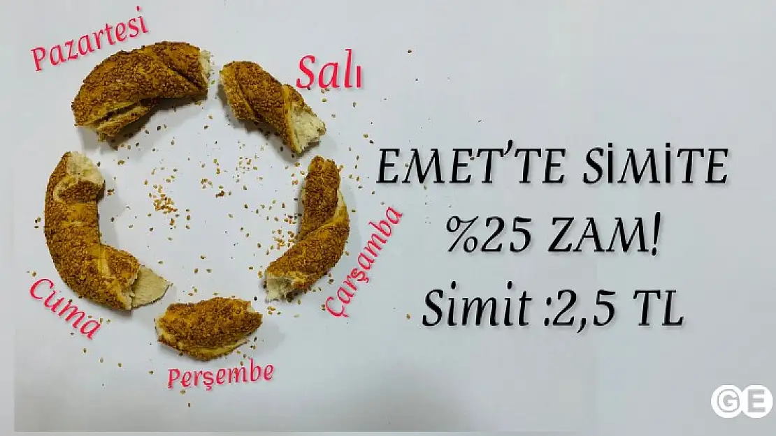 Emet'te Simite Zam