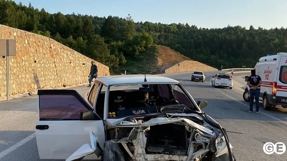 Emet'te Trafik Kazası 1Yaralı