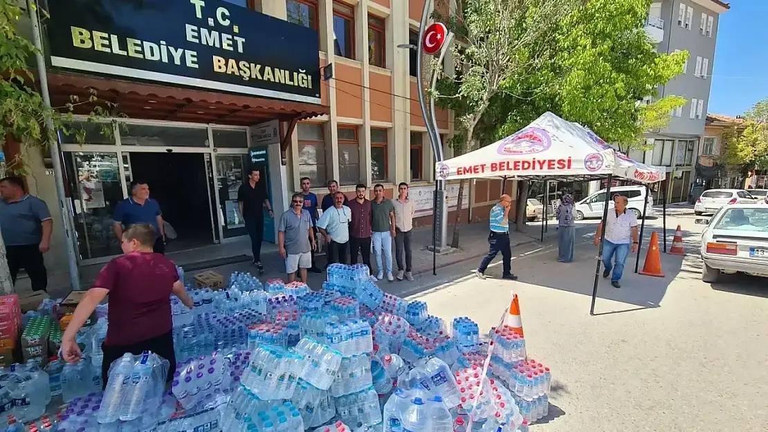 Emet'te Yangın İçin Seferberlik İlan Edildi Yardımlar Yola Çıktı