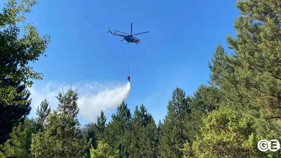 Emet'te Yıldırım Düştü, Helikopterle Müdahale Edildi