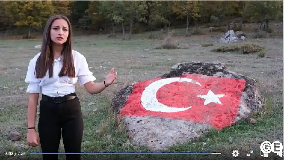 Emetli öğrencilerden 100. yıl kutlamalarına yakışır video
