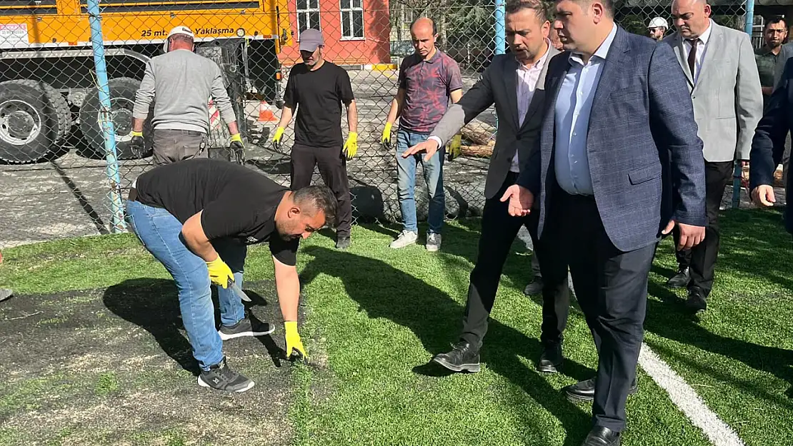 Eski Futbol Sahası Yeni Hizmetlere Zemin Hazırlıyor!