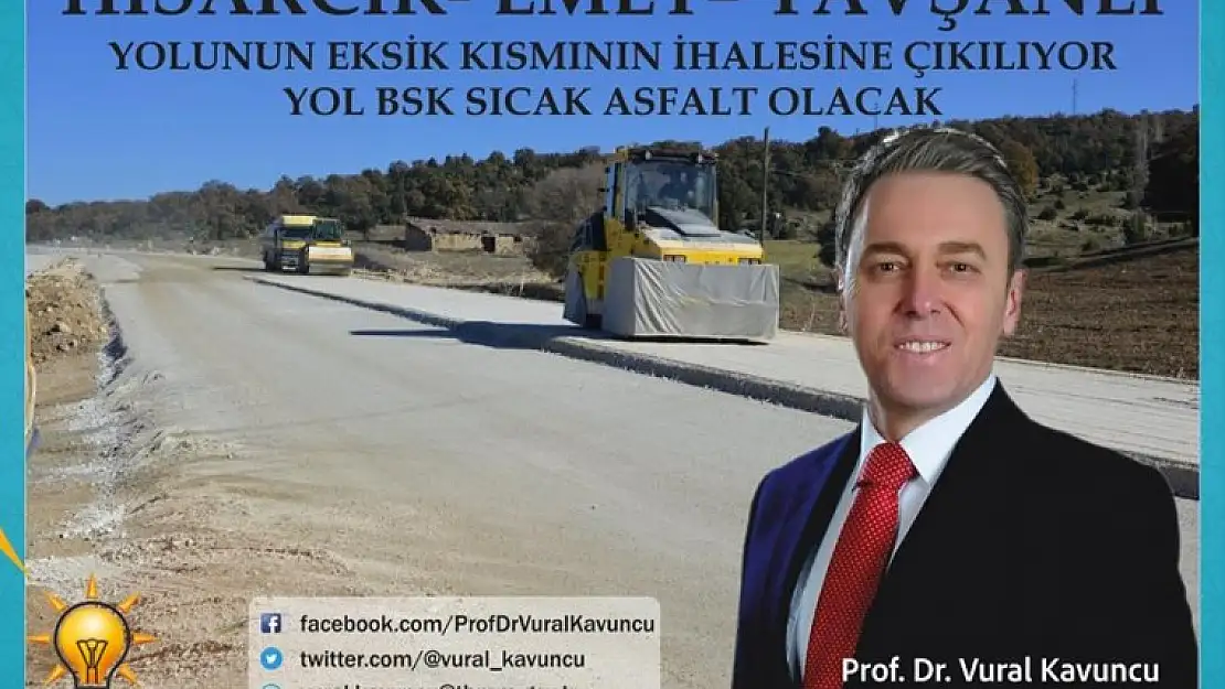 NİHAYET YOLUN TAMAMI İHALEDE