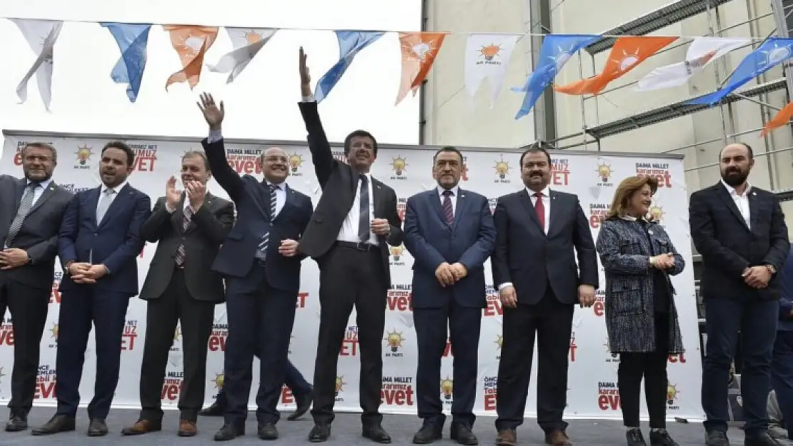 BAKAN ZEYBEKÇİ KÜTAHYADA HALKA SESLENDİ