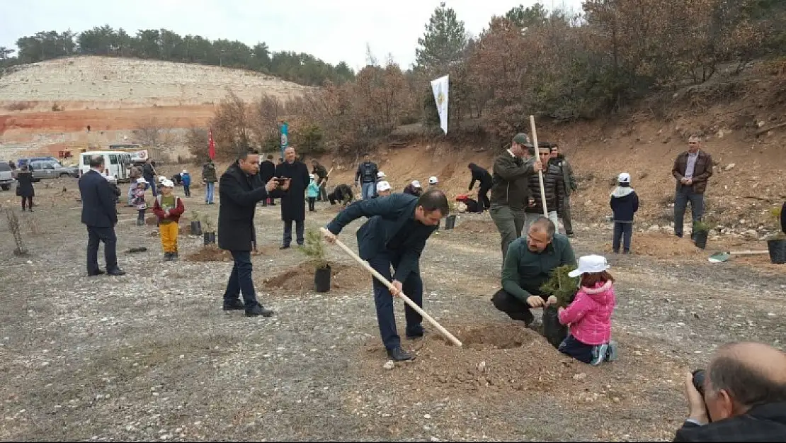 EMET,HİSARCIK VE ÇAVDARHİSARDA 13 BİN FİDAN TOPRAKLA BULUŞTU