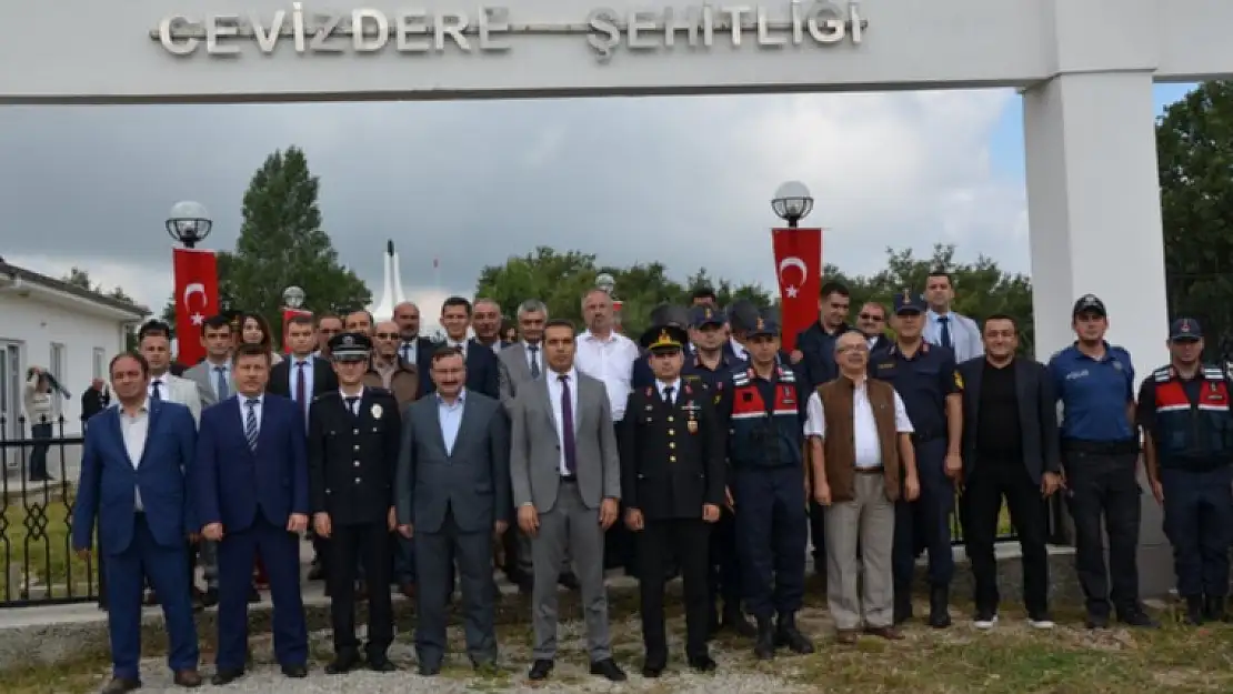 15 TEMMUZ ANMA PROGRAMI CEVİZDEREDEN BAŞLADI