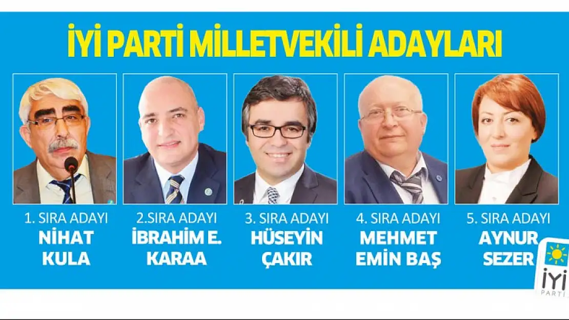 27. DÖNEM KÜTAHYA İYİ PARTİ MİLLETVEKİLİ ADAYLARI