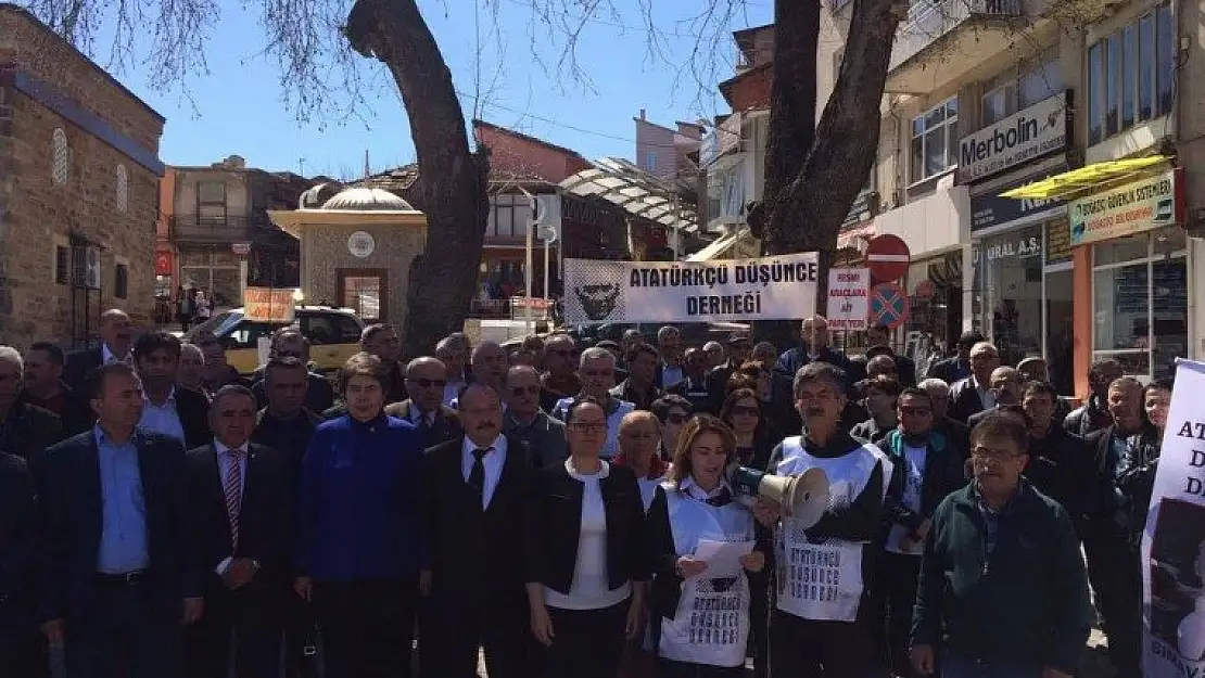 SİMAVDA HAYIR ÇALIŞMASININ ENGELLENMESİ PROTESTO EDİLDİ