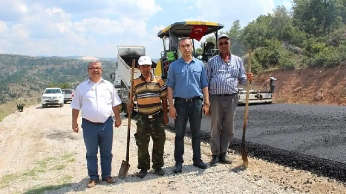 KÖY YOLLARINA SICAK ASFALT