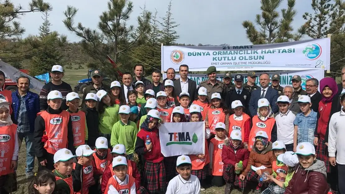 ORMAN HAFTASINDA TOPRAKLAR FİDANLARLA BULUŞTU