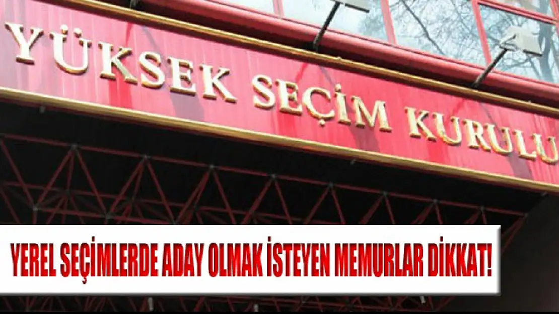 ADAY  OLACAK MEMURLAR 1 ARALIK'A KADAR İSTİFA EDECEK