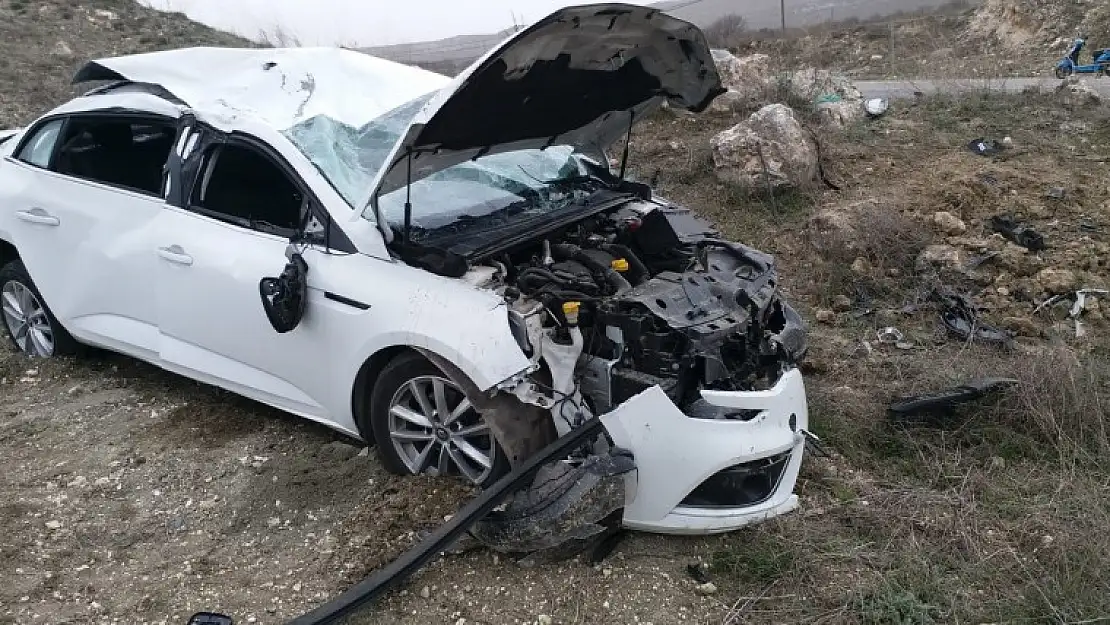 EMETTE TRAFİK KAZASI 1 YARALI