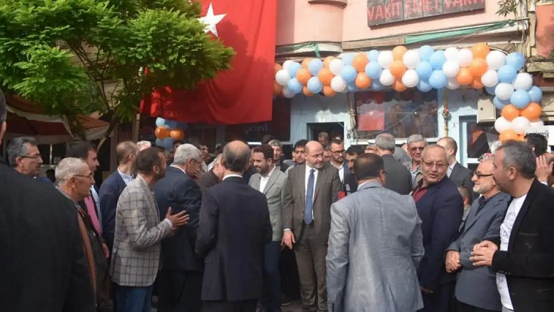 EMET AK PARTİ SEÇİM BÜROSU AÇILIŞI YAPILDI