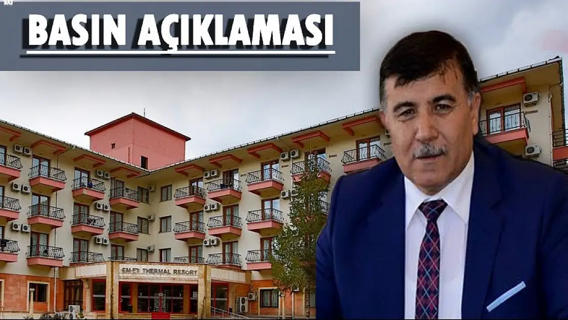 BAŞKAN KOCA'TERMAL HUKUK MÜCADELESİ 2.5 YILDIR SÜRMEKTEDİR