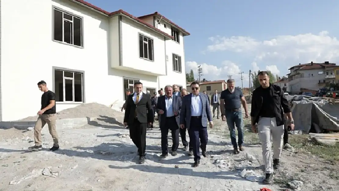 GÜRPINAR  SOSYAL TESİSLERİ YAPIMI HIZLA İLERLİYOR