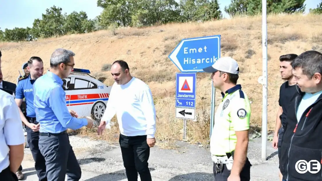 Kaymakam Hasan Çiçek, Emet'e veda etti