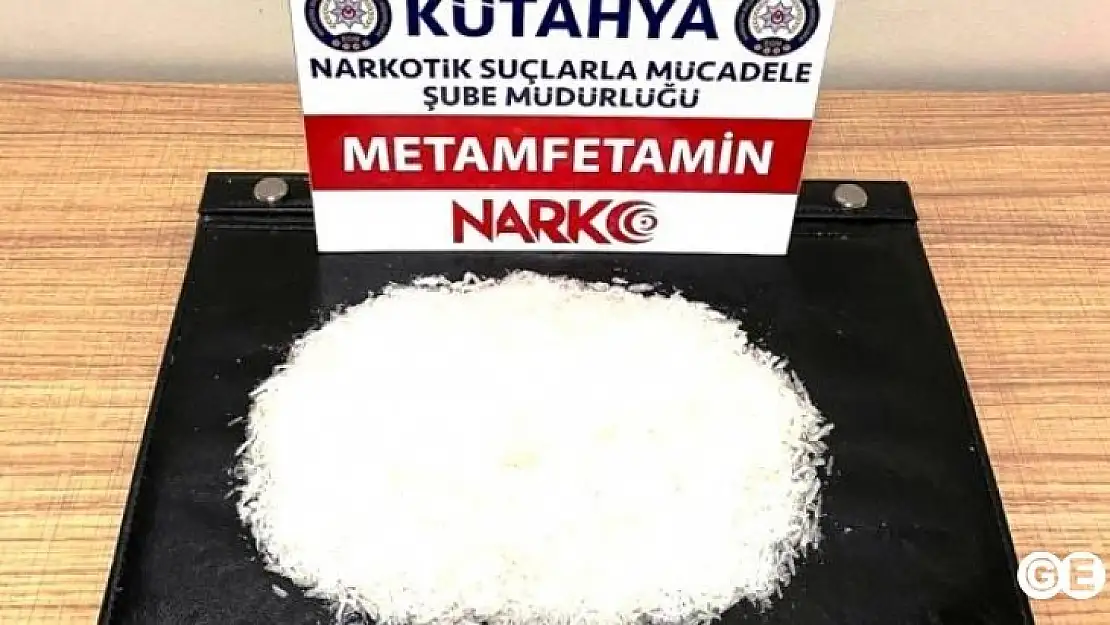 Kütahyada  910 gram Metamfetamin Ele Geçirildi