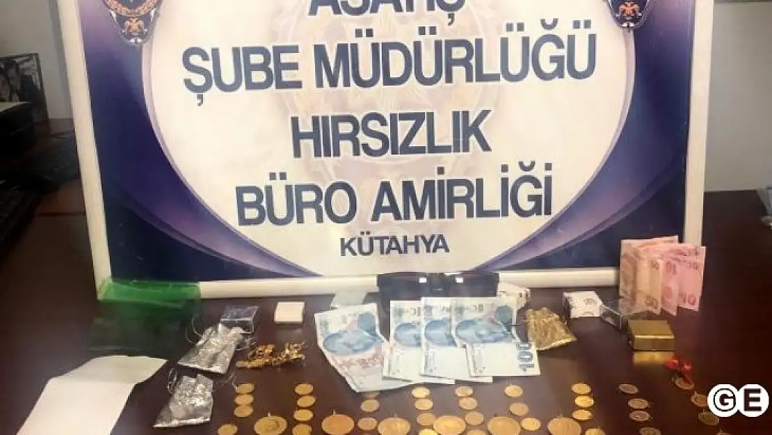 Kütahyada Çaldıkları Altınlarla Gediz'de Yakalandılar