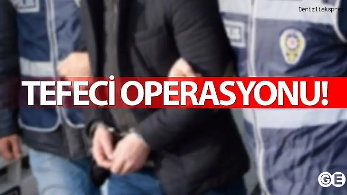 Kütahyada Tefeci Operasyonu