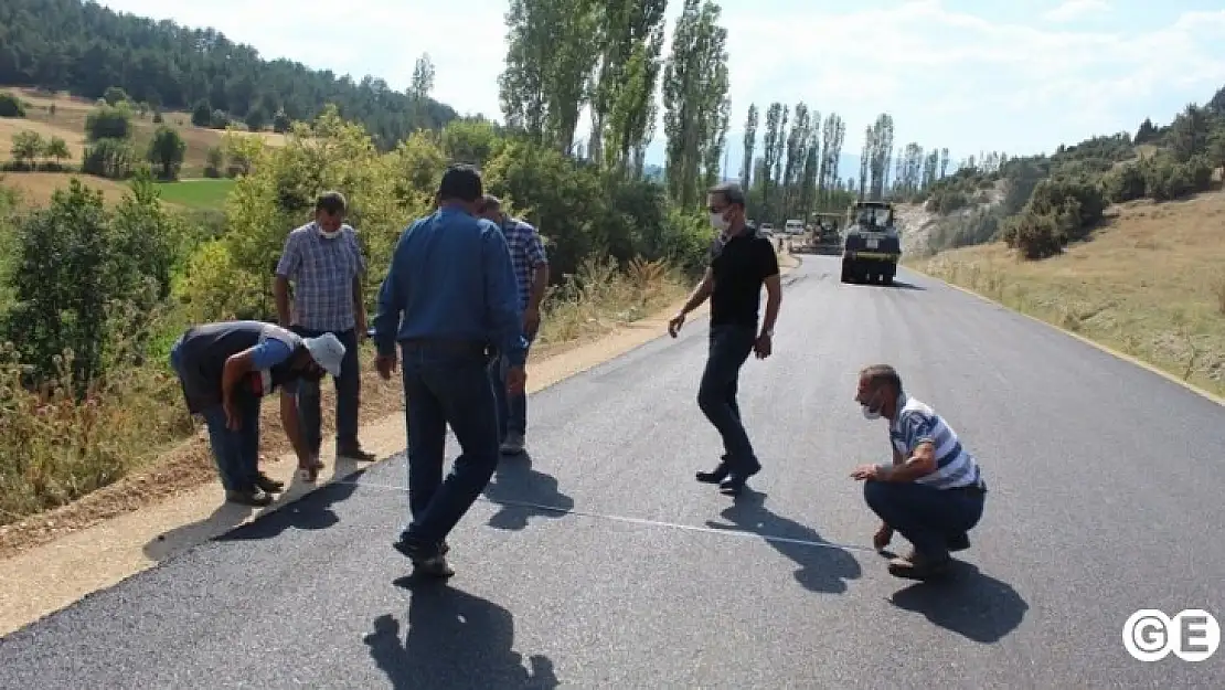 Subak Köyü Sıcak Asfalt Çalışmaları Tamamlandı