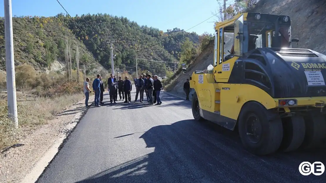 Tarihi Eğrigöz Kalesi'ne giden yolda sona gelindi.