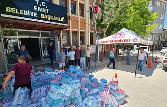Emet'te Yangın İçin Seferberlik İlan Edildi Yardımlar Yola Çıktı