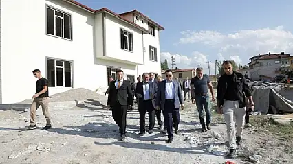 GÜRPINAR SOSYAL TESİSLERİ YAPIMI HIZLA İLERLİYOR