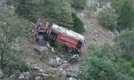 Emet İtfaiye Araçları Yetersiz