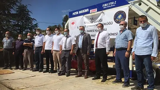 Emet'te Üretici Köylere Silaj Paketleme Makinesi