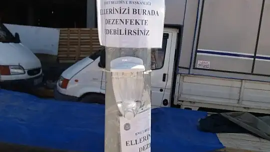 Emet Pazarında Korona Virüs Tedbirleri