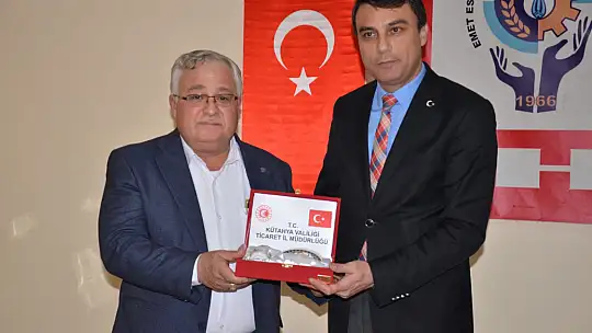 Emet Esnaf Odasında Yeni Başkan Ramazan Seval