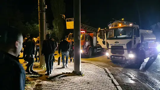 Hareket Halindeki Araç Yandı