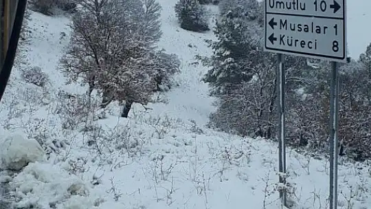 Emet'te Yoğun Kar Yağışı Tüm Ekipleri Alarma Geçirdi