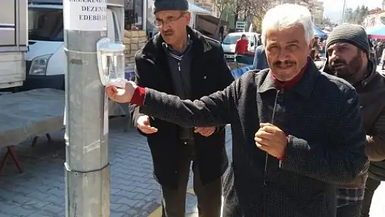 Emet Pazarında Korona Virüs Tedbirleri